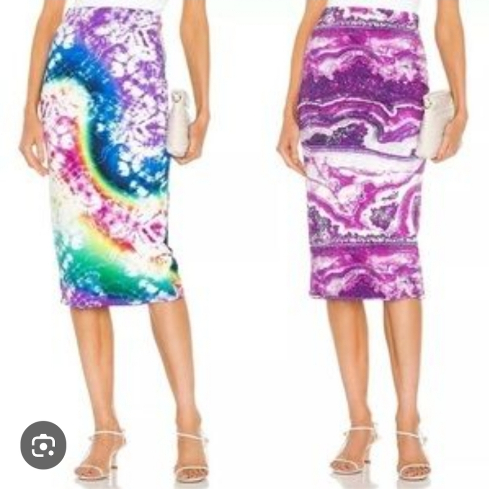 Le Superbe Two Timer Reversible Midi Abstract Pri… - image 1